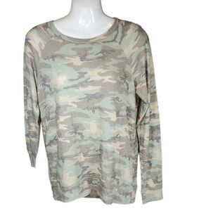 PJ SALVAGE 2 pc camo pajama set S